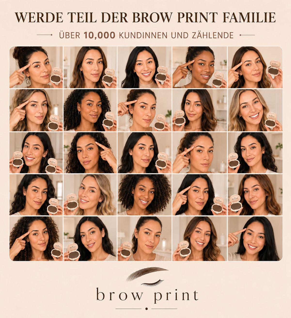 BrowPrint Perfekte Augenbrauen in 5 Sekunden