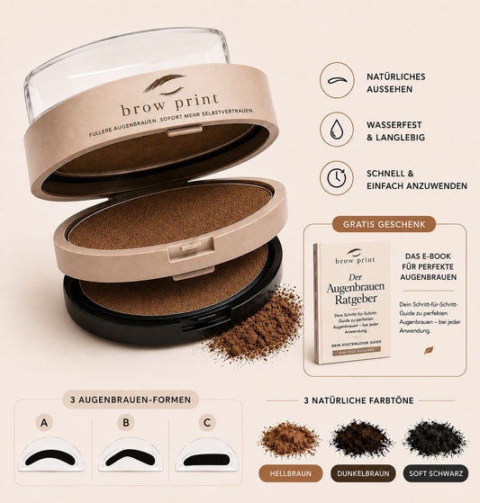 BrowPrint Perfekte Augenbrauen in 5 Sekunden